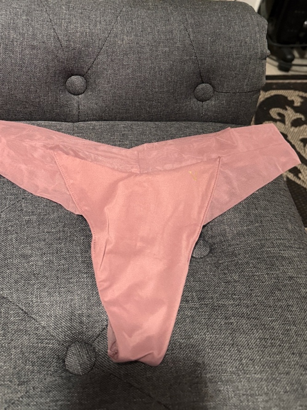Victoria's Secret Dusty Rose Seamless Thong